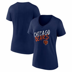NFL Chicago Bears Women's Hustle V-Neck T-Shirt
