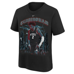 Cade Cunningham Detroit Pistons Youth City Edition Player T-Shirt sale - Black | Nike cheap