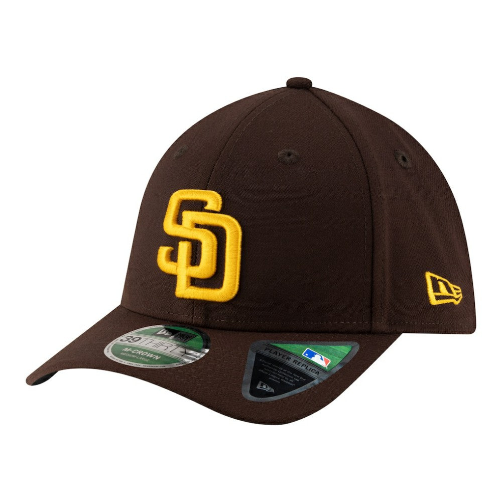San Diego Padres Player Replica 39THIRTY M-Crown Flex Hat - Brown | New Era