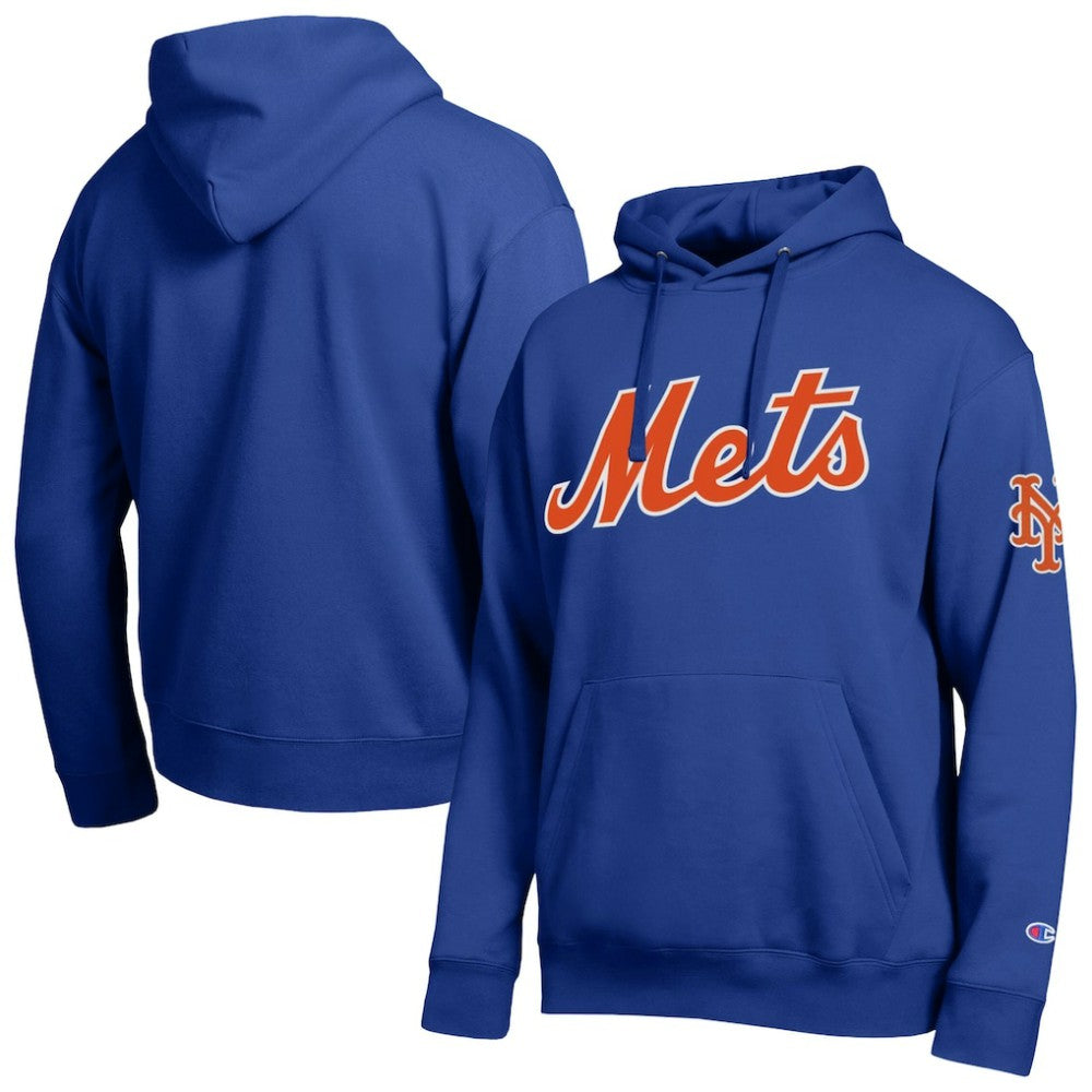 New York Mets Champion All Star Wordmark Hoodie - Royal