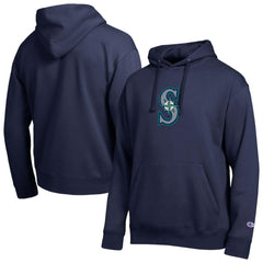 Seattle Mariners Champion All Star Embroidered Logo Hoodie - Navy