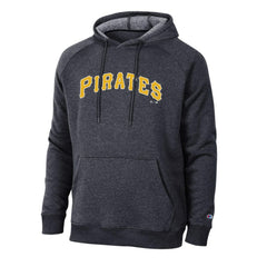 Pittsburgh Pirates Champion Triumph Tri-Blend Raglan Hoodie - Black