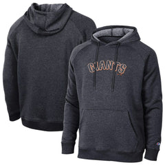 San Francisco Giants Champion Triumph Tri-Blend Raglan Hoodie - Black
