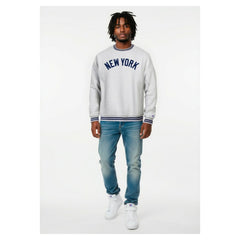 New York Yankees Champion Reverse Weave Sweatshirt - Heather Gray