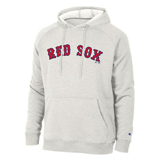 Boston Red Sox Champion Triumph Tri-Blend Raglan Hoodie - Heathered Core Ultra Light Grey