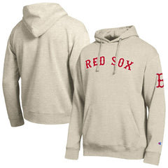Boston Red Sox Champion All Star Chenille Patch Hoodie - Oatmeal