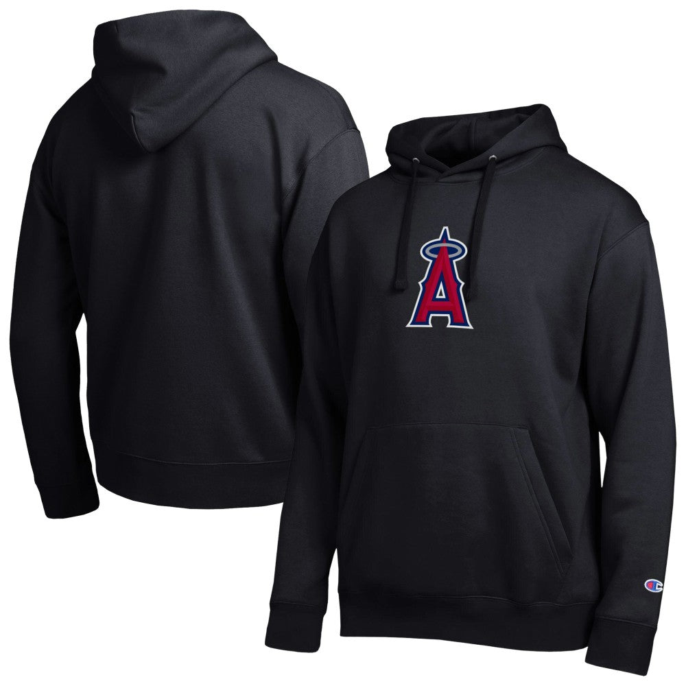 Los Angeles Angels Champion All Star Embroidered Logo Hoodie - Black