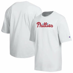 Philadelphia Phillies Champion All Star Arched Chenille Wordmark T-Shirt - White
