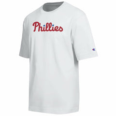 Philadelphia Phillies Champion All Star Arched Chenille Wordmark T-Shirt - White