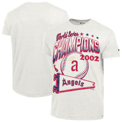 Los Angeles Angels Champion Winning Tradition Cooperstown Tri-Blend T-Shirt - White