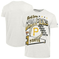 Pittsburgh Pirates Champion Winning Tradition Cooperstown Tri-Blend T-Shirt - White