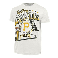 Pittsburgh Pirates Champion Winning Tradition Cooperstown Tri-Blend T-Shirt - White