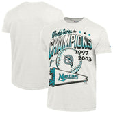 Miami Marlins Champion Winning Tradition Cooperstown Tri-Blend T-Shirt - White