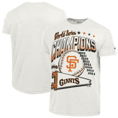 San Francisco Giants Champion Winning Tradition Cooperstown Tri-Blend T-Shirt - White
