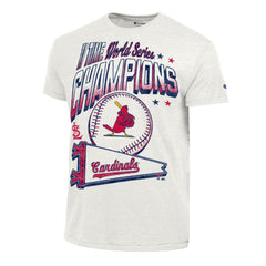 St. Louis Cardinals Champion Winning Tradition Cooperstown Tri-Blend T-Shirt - White