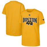 Boston Bruins Fanatics Youth 2026 NHL Stadium Series Authentic Locker Room T-Shirt