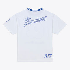 Atlanta Braves Cooperstown Collection Arctic T-Shirt - White | Mitchell & Ness