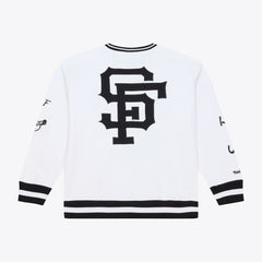 San Francisco Giants Arctic Fleece Sweatshirt - White | Mitchell & Ness