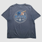 Tampa Bay Rays MLB Genuine Merchandise 2000s T-shirt - Navy Vintage
