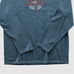 Boston Red Sox Quail Hollow 2000s Long Sleeve T-shirt - Blue Vintage