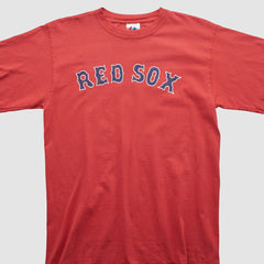 Boston Red Sox Majestic 2000s T-shirt - Red Vintage