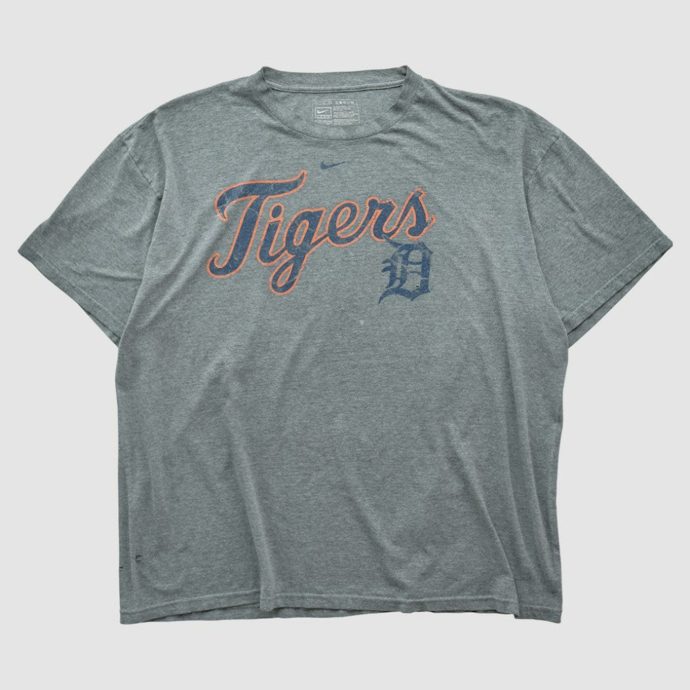 Detroit Tigers 2000s T-shirt - Heather Gray Vintage | Nike