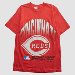 Cincinnati Reds Majestic 90s T-shirt - Red Vintage