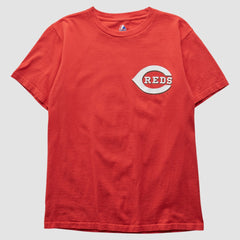 Cincinnati Reds Majestic 2000s T-shirt - Red Vintage