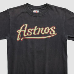 Houston Astros Majestic 2000s T-shirt - Black Vintage