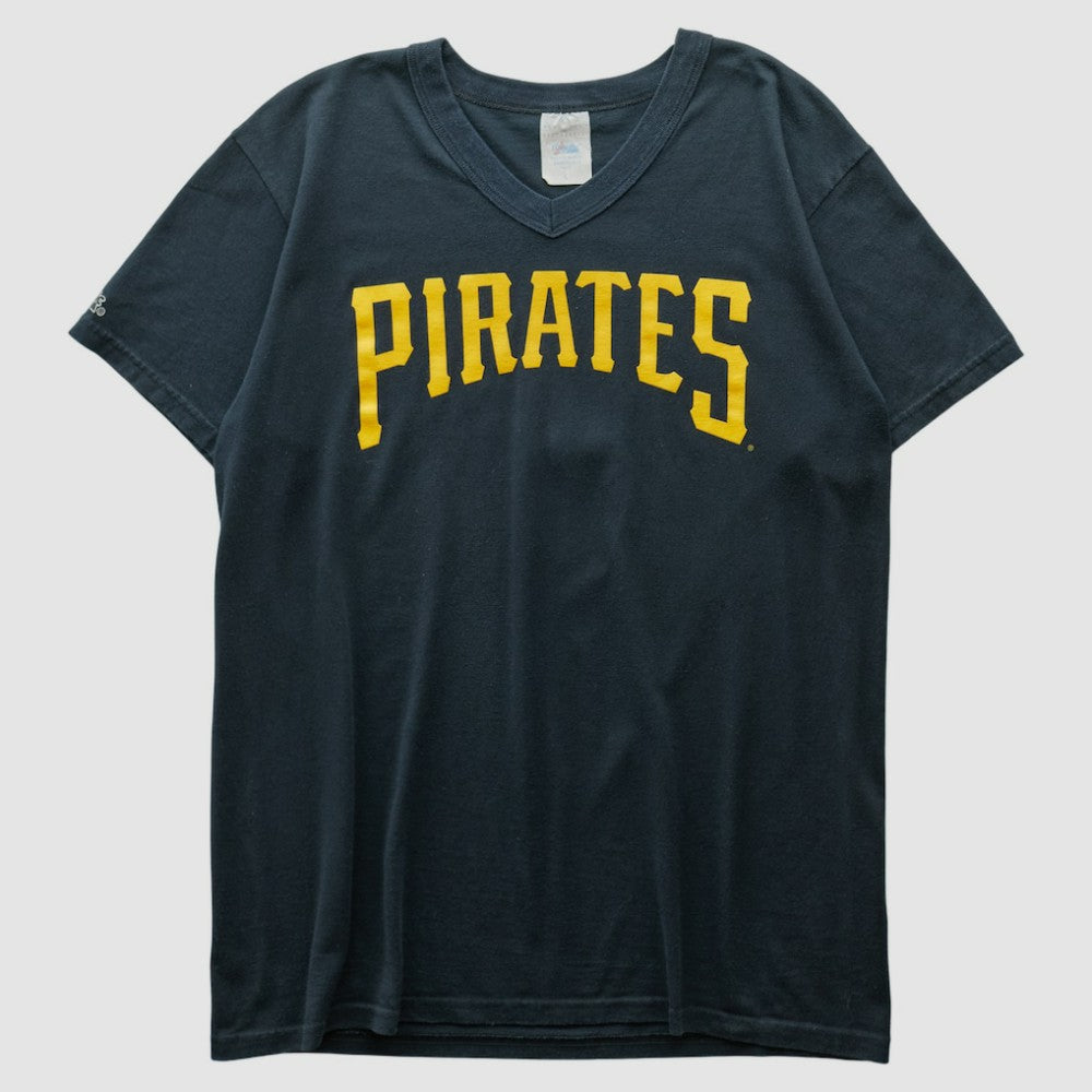 Pittsburgh Pirates Majestic 2000s T-shirt - Navy Vintage