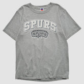 San Antonio Spurs Majestic 2000s T-shirt - Heather Gray Vintage | Vintage discount