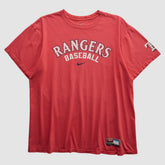 Texas Rangers 2000s T-shirt - Red Vintage | Nike