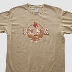 Boston Red Sox Genuine Merchandise 2000s T-shirt - Tan Vintage