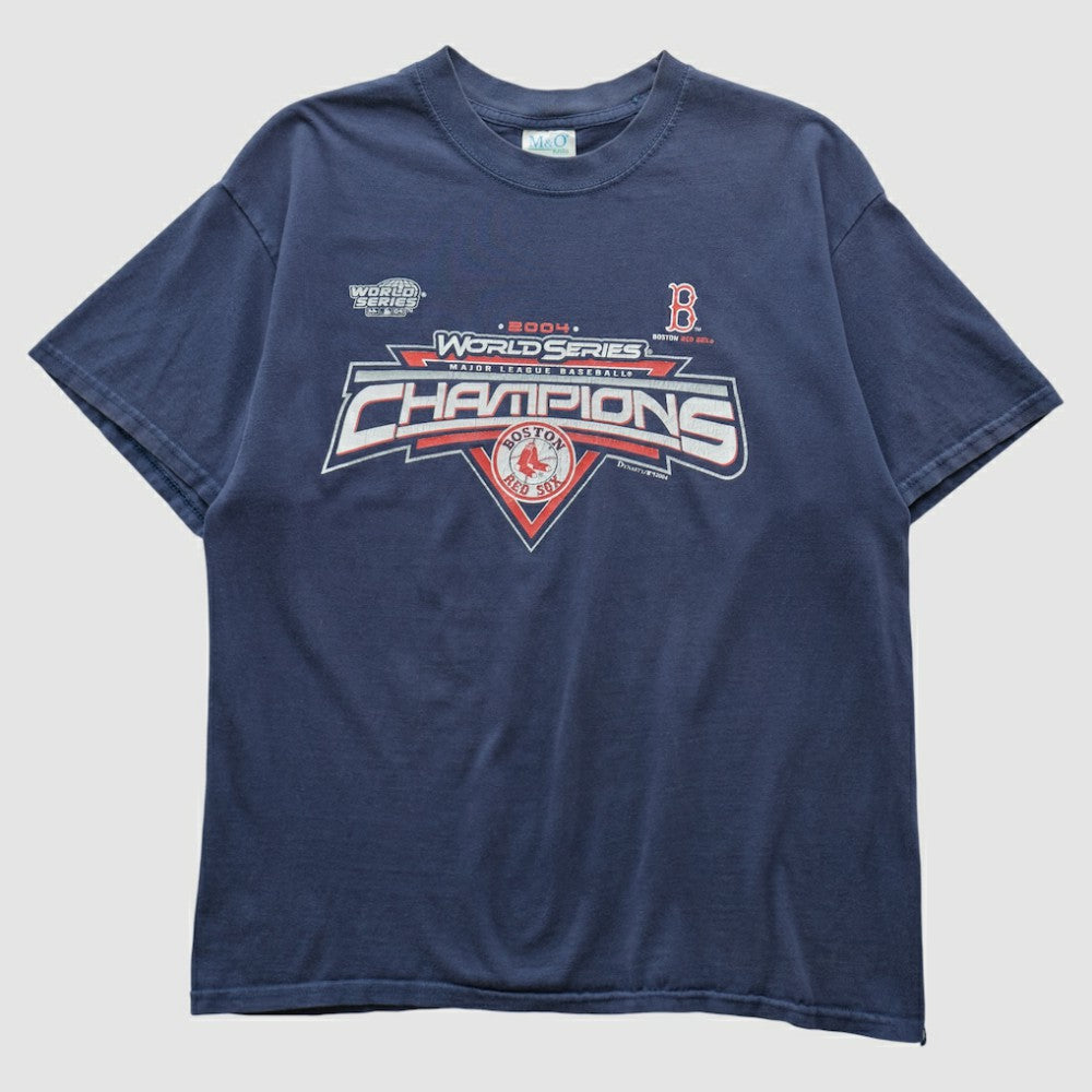 Boston Red Sox M&O Knits 2004 T-shirt - Navy Vintage