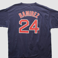 Boston Red Sox Majestic 2000s T-shirt - Navy Vintage