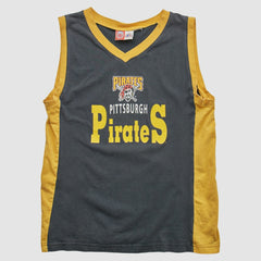 Pittsburgh Pirates Professional Sports Club 2000s Tank - Black Vintage