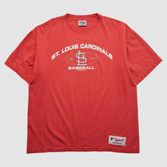 St. Louis Cardinals Majestic 2000 T-shirt - Red Vintage
