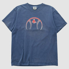 Boston Red Sox Lee Apparel 2000s T-shirt - Navy Vintage