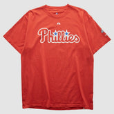 Philadelphia Phillies Majestic 2010s T-shirt - Red Vintage