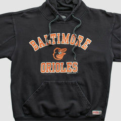 Baltimore Orioles Stitches 2015 Hooded Pullover Sweatshirt - Black Vintage