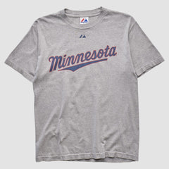 Minnesota Twins Majestic 2010 T-shirt - Heather Gray Vintage