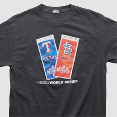MLB World Series Alstyle 2011 T-shirt - Black Vintage