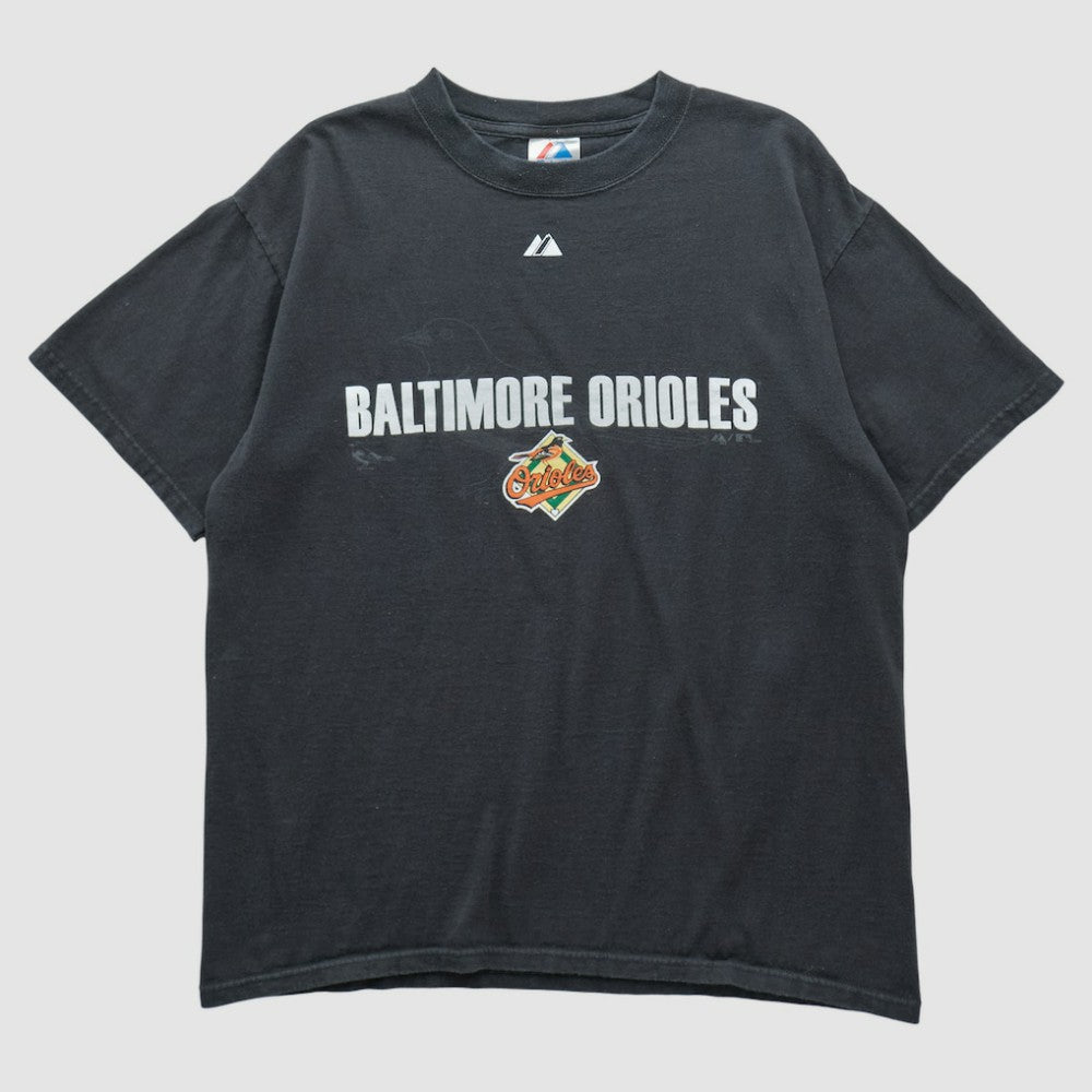 Baltimore Orioles Majestic 2007 T-shirt - Black Vintage