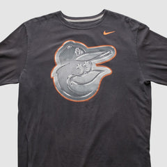 Baltimore Orioles 2010s Long Sleeve T-shirt - Black Vintage | Nike