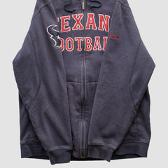 NFL Houston Texans Reebok 2010s Hooded Full Zip Sweatshirt