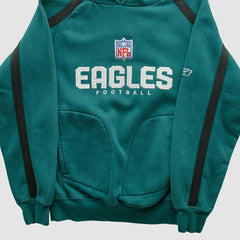 NFL Philadelphia Eagles Reebok 2000s Hooded Pullover Sweatshirt