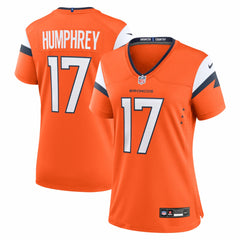 NFL Denver Broncos Lil'Jordan Humphrey Women's Team Game Jersey