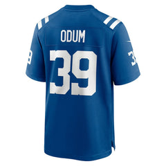 NFL Indianapolis Colts George Odum Team Game Jersey