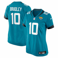NFL Jacksonville Jaguars Carter Bradley Women's Team Game Jersey