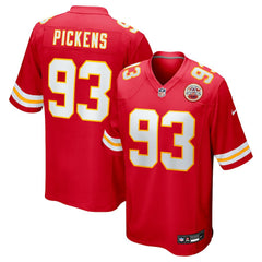 NFL Kansas City Chiefs Zacch Pickens Team Game Jersey
